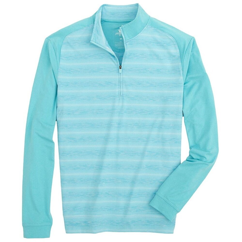 NWT johnnie-O Men's Bert Quarter-Zip Pullover - Baja - Size Medium